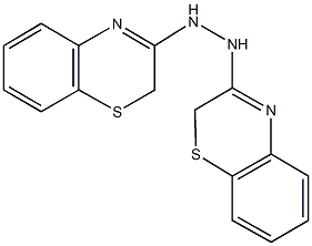 3-[2-(2H-1,4-benzothiazin-3-yl)hydrazino]-2H-1,4-benzothiazine Struktur
