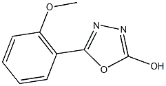 5-(2-methoxyphenyl)-1,3,4-oxadiazol-2-ol Struktur
