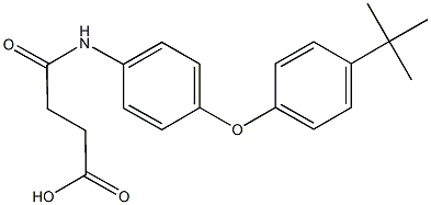 4-[4-(4-tert-butylphenoxy)anilino]-4-oxobutanoic acid Structure