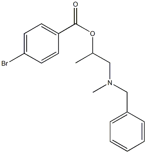  2-[benzyl(methyl)amino]-1-methylethyl 4-bromobenzoate