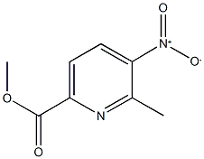 methyl 5-nitro-6-methyl-2-pyridinecarboxylate Structure