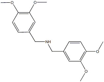 N,N-bis(3,4-dimethoxybenzyl)amine 结构式
