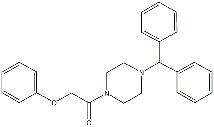 1-benzhydryl-4-(phenoxyacetyl)piperazine|