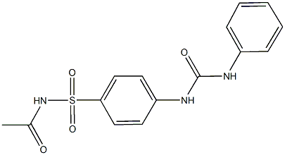 N-acetyl-4-[(anilinocarbonyl)amino]benzenesulfonamide