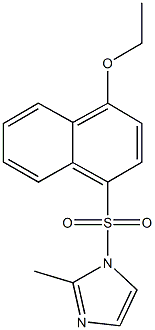  ethyl 4-[(2-methyl-1H-imidazol-1-yl)sulfonyl]-1-naphthyl ether