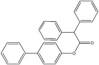 [1,1'-biphenyl]-4-yl diphenylacetate Structure
