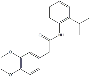  2-(3,4-dimethoxyphenyl)-N-(2-isopropylphenyl)acetamide