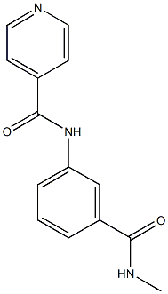 N-{3-[(methylamino)carbonyl]phenyl}isonicotinamide