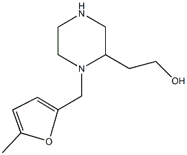 2-{1-[(5-Methyl-2-furyl)methyl]-2-piperazinyl}ethanol Structure