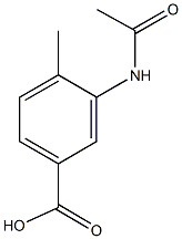 3-(acetylamino)-4-methylbenzoic acid Structure