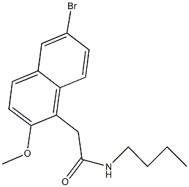 2-(6-bromo-2-methoxy-1-naphthyl)-N-butylacetamide