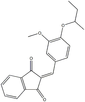 2-(4-sec-butoxy-3-methoxybenzylidene)-1H-indene-1,3(2H)-dione
