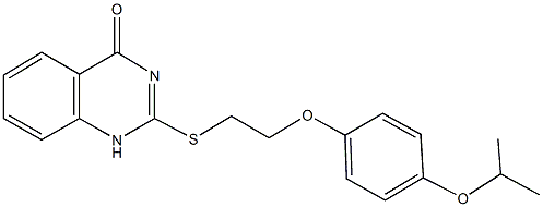 2-{[2-(4-isopropoxyphenoxy)ethyl]sulfanyl}-4(1H)-quinazolinone
