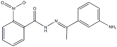 N'-[1-(3-aminophenyl)ethylidene]-2-nitrobenzohydrazide