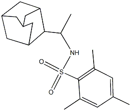 N-[1-(2-adamantyl)ethyl]-2,4,6-trimethylbenzenesulfonamide Structure