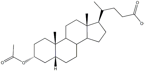 3-(acetyloxy)cholan-24-oate