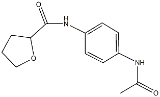 N-[4-(acetylamino)phenyl]tetrahydro-2-furancarboxamide Structure