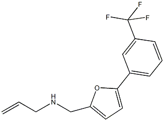 N-allyl-N-({5-[3-(trifluoromethyl)phenyl]-2-furyl}methyl)amine Structure