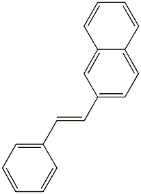 2-(2-phenylvinyl)naphthalene Structure