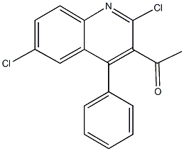 1-(2,6-dichloro-4-phenyl-3-quinolinyl)ethanone
