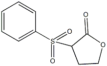 3-(phenylsulfonyl)dihydro-2(3H)-furanone Structure