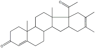 6b-acetyl-4a,6a,8,9-tetramethyl-3,4,4a,4b,5,6,6a,6b,7,10,10a,11,11a,11b,12,13-hexadecahydro-2H-indeno[2,1-a]phenanthren-2-one Structure
