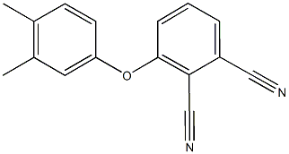 3-(3,4-dimethylphenoxy)phthalonitrile Struktur