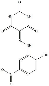 2,4,5,6(1H,3H)-pyrimidinetetrone 5-({2-hydroxy-5-nitrophenyl}hydrazone)|