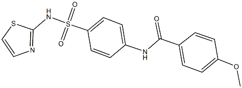 4-methoxy-N-{4-[(1,3-thiazol-2-ylamino)sulfonyl]phenyl}benzamide