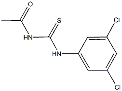 N-acetyl-N'-(3,5-dichlorophenyl)thiourea Structure