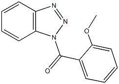 1-(2-methoxybenzoyl)-1H-1,2,3-benzotriazole,,结构式