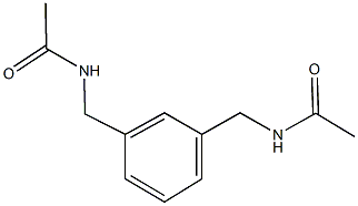 N-{3-[(acetylamino)methyl]benzyl}acetamide Struktur