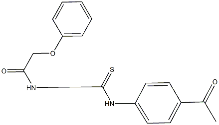  N-(4-acetylphenyl)-N'-(phenoxyacetyl)thiourea