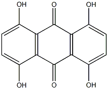 1,4,5,8-tetrahydroxyanthra-9,10-quinone Struktur