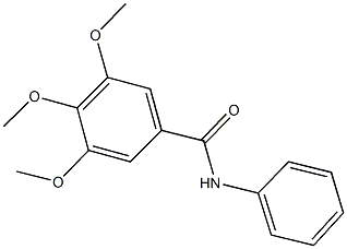 3,4,5-trimethoxy-N-phenylbenzamide Struktur