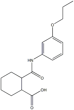2-[(3-propoxyanilino)carbonyl]cyclohexanecarboxylic acid