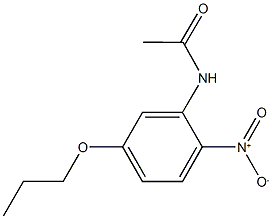 N-(2-NITRO-5-PROPOXYPHENYL)ACETAMIDE Structure