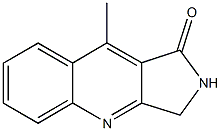 9-methyl-2,3-dihydro-1H-pyrrolo[3,4-b]quinolin-1-one Structure