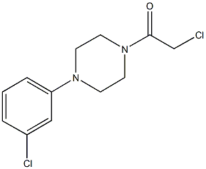 1-(chloroacetyl)-4-(3-chlorophenyl)piperazine