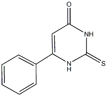 6-phenyl-2-sulfanyl-4-pyrimidinol Structure