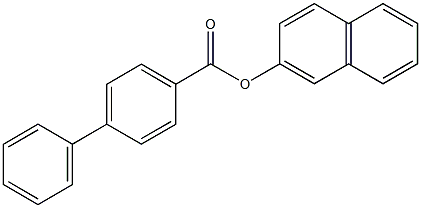 2-naphthyl [1,1'-biphenyl]-4-carboxylate,,结构式