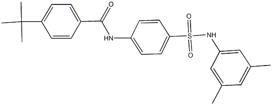4-tert-butyl-N-{4-[(3,5-dimethylanilino)sulfonyl]phenyl}benzamide