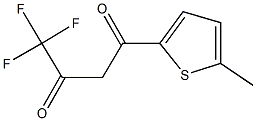 4,4,4-trifluoro-1-(5-methyl-2-thienyl)-1,3-butanedione Struktur
