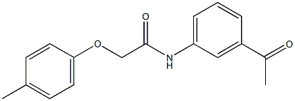 N-(3-acetylphenyl)-2-(4-methylphenoxy)acetamide