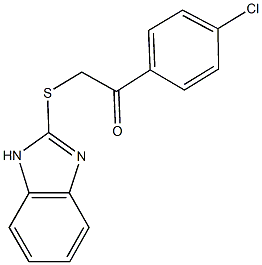2-(1H-benzimidazol-2-ylsulfanyl)-1-(4-chlorophenyl)ethanone Structure