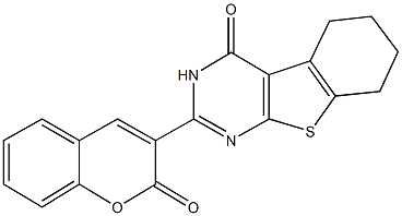 2-(2-oxo-2H-chromen-3-yl)-5,6,7,8-tetrahydro[1]benzothieno[2,3-d]pyrimidin-4(3H)-one