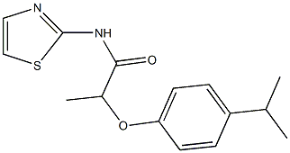  2-(4-isopropylphenoxy)-N-(1,3-thiazol-2-yl)propanamide