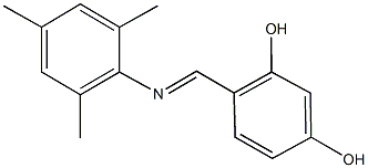 4-[(mesitylimino)methyl]benzene-1,3-diol
