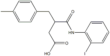 4-(2-iodoanilino)-3-(4-methylbenzyl)-4-oxobutanoic acid