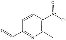 5-nitro-6-methyl-2-pyridinecarbaldehyde Structure